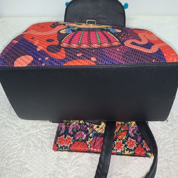Maria\'s Mexican Leather Purse Backpack & Wallet Woven Handbag NICE‎ Doll Cute main image 12